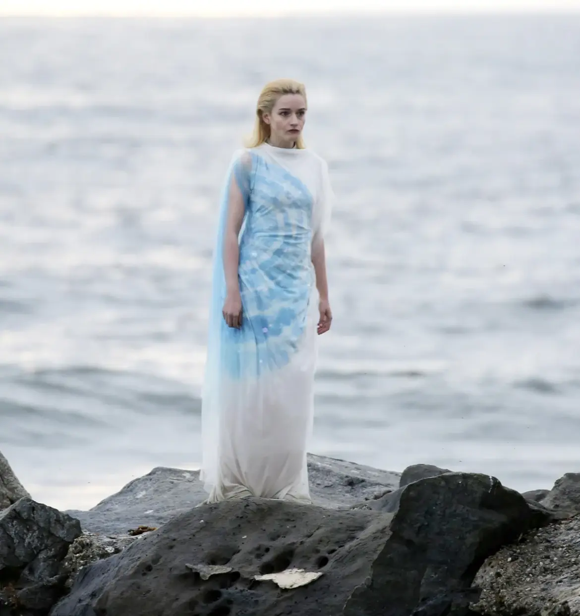 Julia Garner on the Set of the ‘Fantastic 4’ in LA 05-06-25