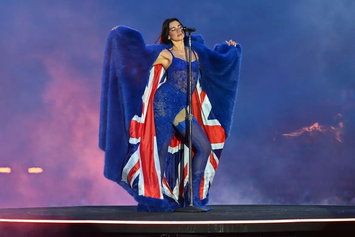 Dua Lipa Performs During Her Radical Optimism Tour at Anfield, Day 2 in Liverpool, England 06-25-25