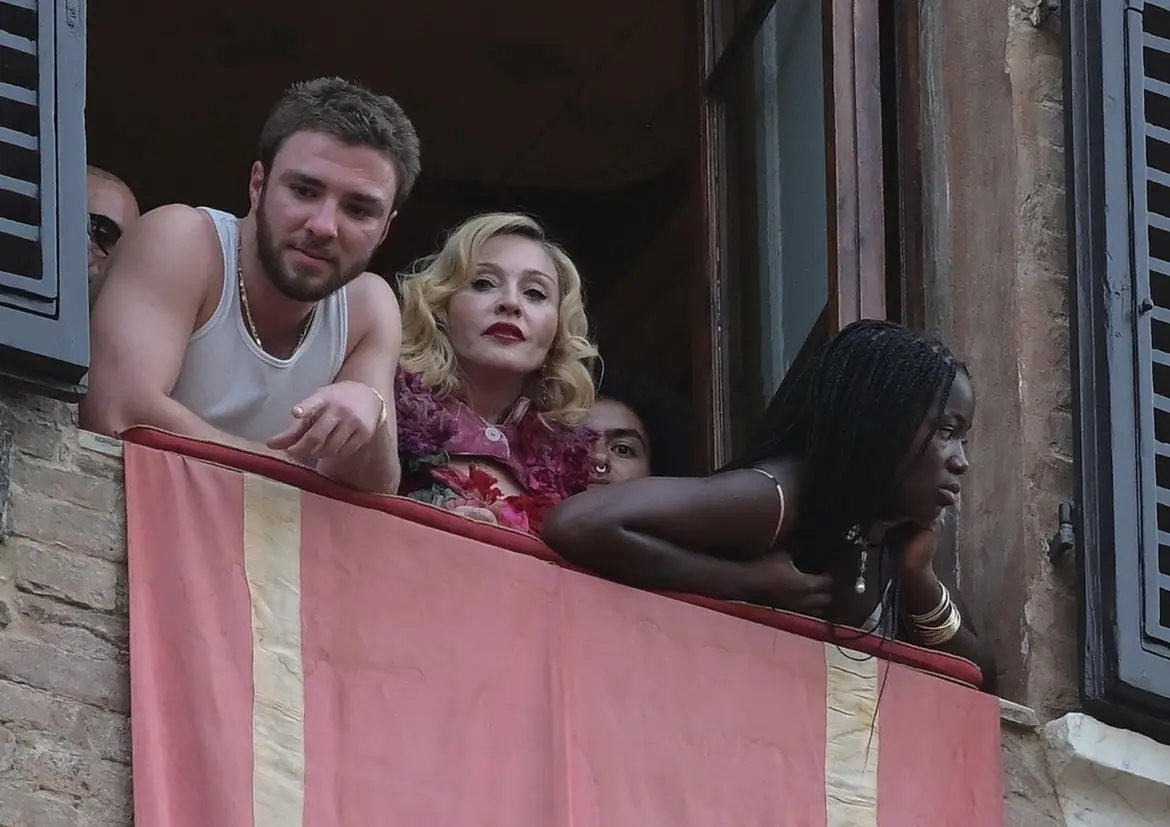 Madonna A Family Day Out at the Palio di Siena 08-16-2025