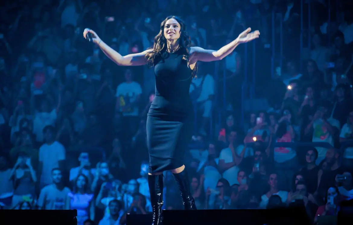 Francesca Michielin – Performs for Fedez at Unipol Forum of Assago in Milan, Italy 09-19-2025