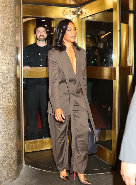 Tiffany Haddish Exits the Daily Front Row’s 12th Annual Fashion Media Awards in NYC 09-13-2025