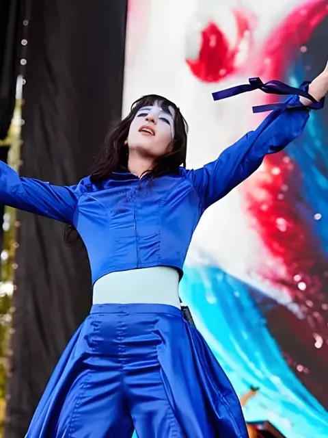 Mica Tenenbaum (of Magdalena Bay) – Performs During 2025 Austin City Limits Music Festival at Zilker Park in Austin, Texas 10-04-2025