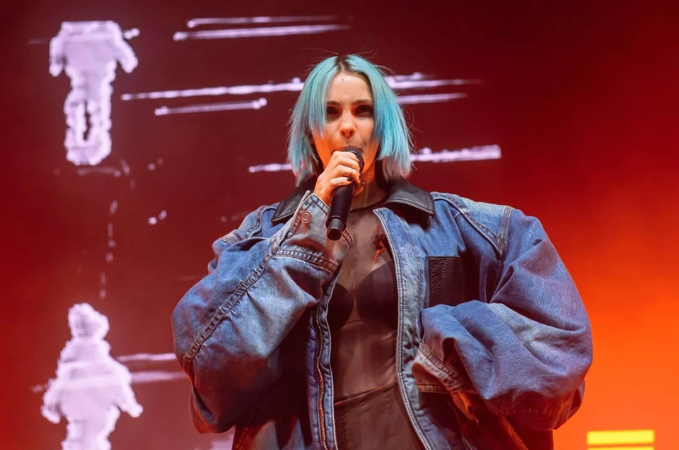 Rose Villain (Rosa Luini) – Performs on Stage of Atlantico Club for the Concert of Radio Trilogy Tour 2025 in Rome, Italy 10-02-2025