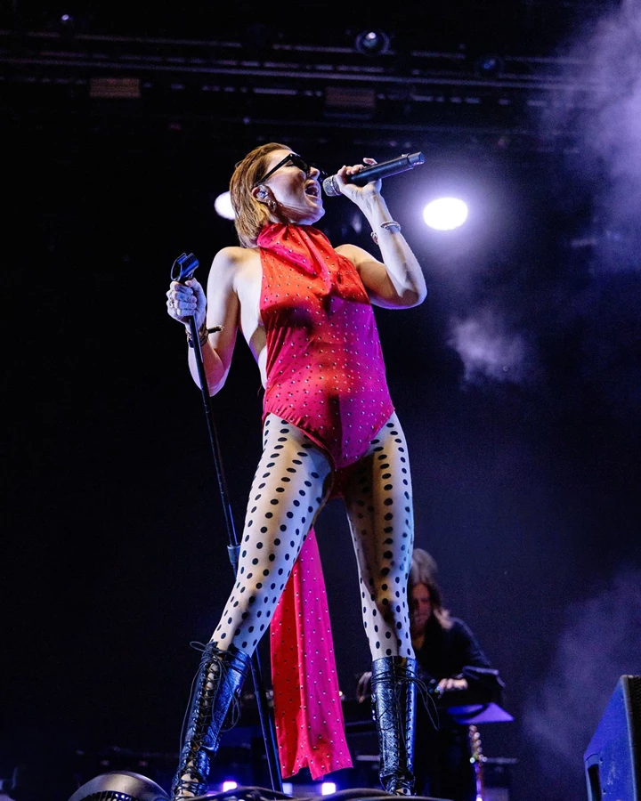 Sarah Barthel (of Phantogram) – Performs During 2025 Austin City Limits Music Festival at Zilker Park in Austin, Texas 10-05-2025