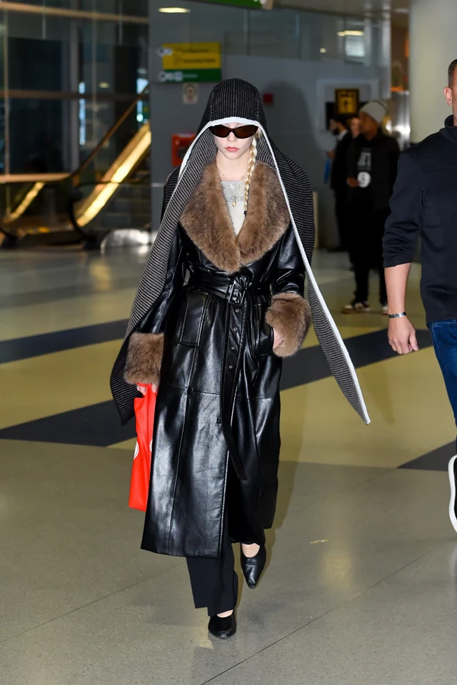 Anya Taylor-Joy and Husband Malcolm McRae Spotted Sharing PDA at JFK International Airport in New York City 11-13-2025