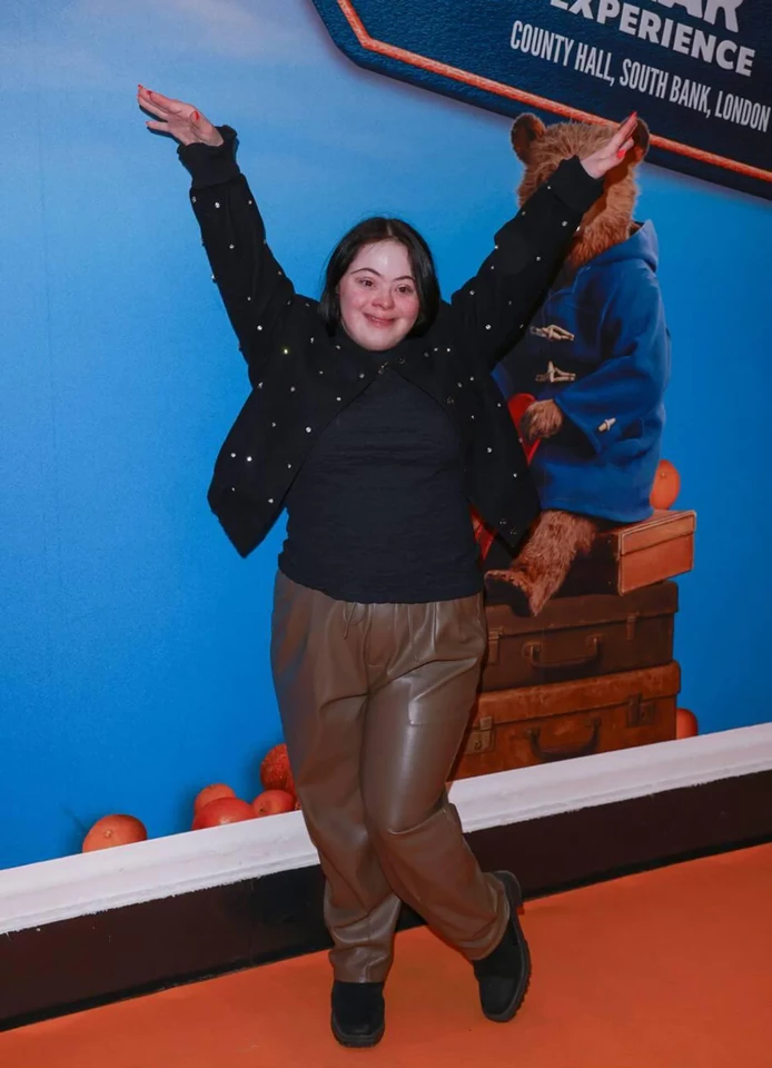 Ellie Goldstein – The Paddington Bear Festive Experience VIP Day at County Hall in London, England 11-16-2025