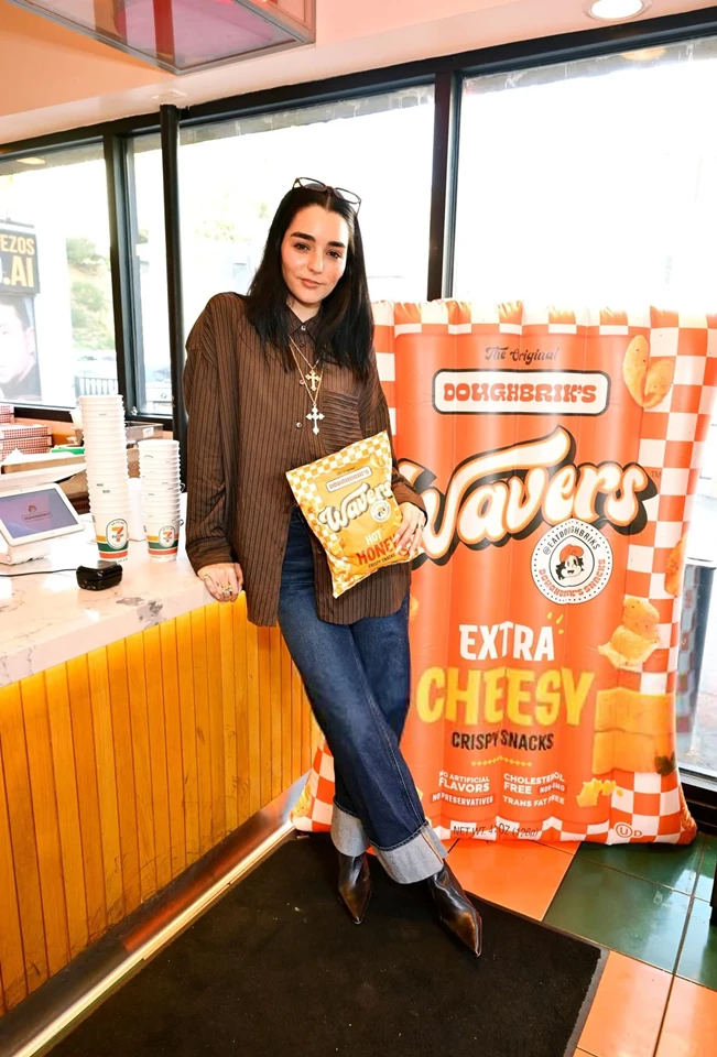 Indiana Massara – Attends Celebration of Launch of Doughbrik’s ‘Wavers’ Snacks in 7-Eleven Australia, Los Angeles CA 11-06-2025