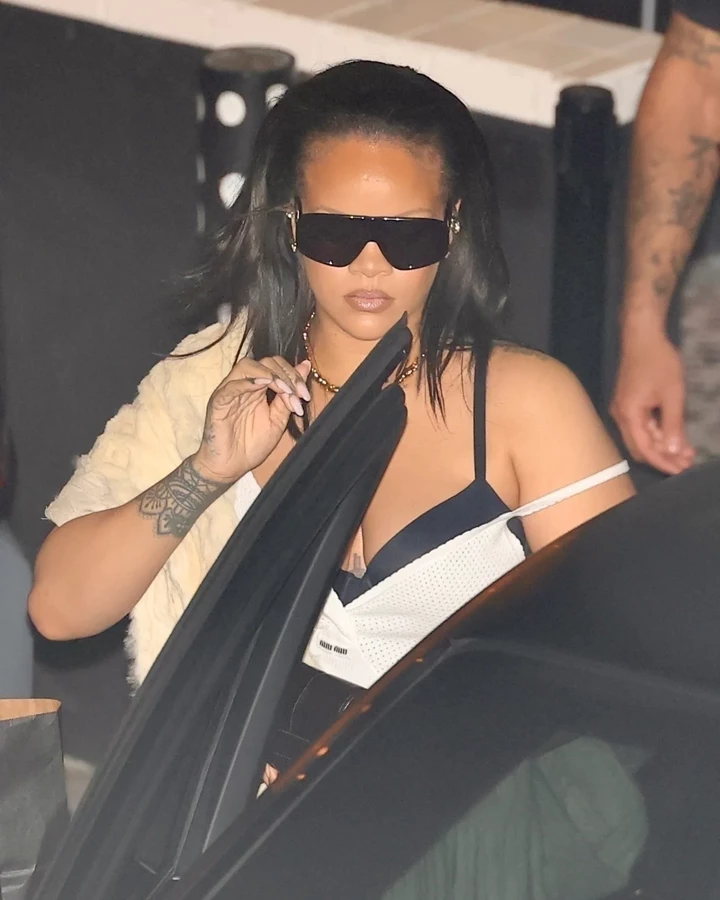Rihanna and A$AP Rocky Spotted Leaving Cozy Dinner in West Hollywood 11-08-2025